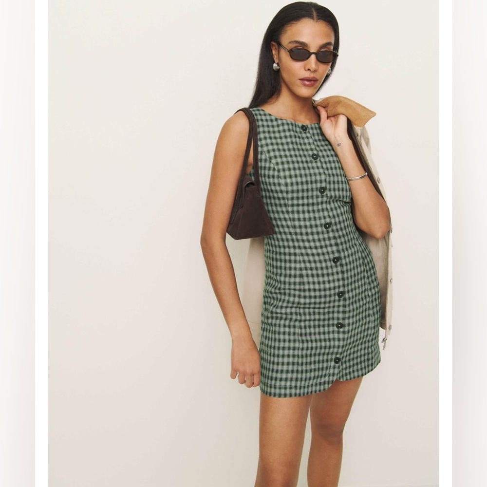 Reformation Zarae Linen Dress